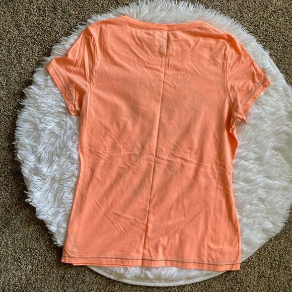 Fox Racing T-shirt Peach Womens Size Large - Picture 3 of 5